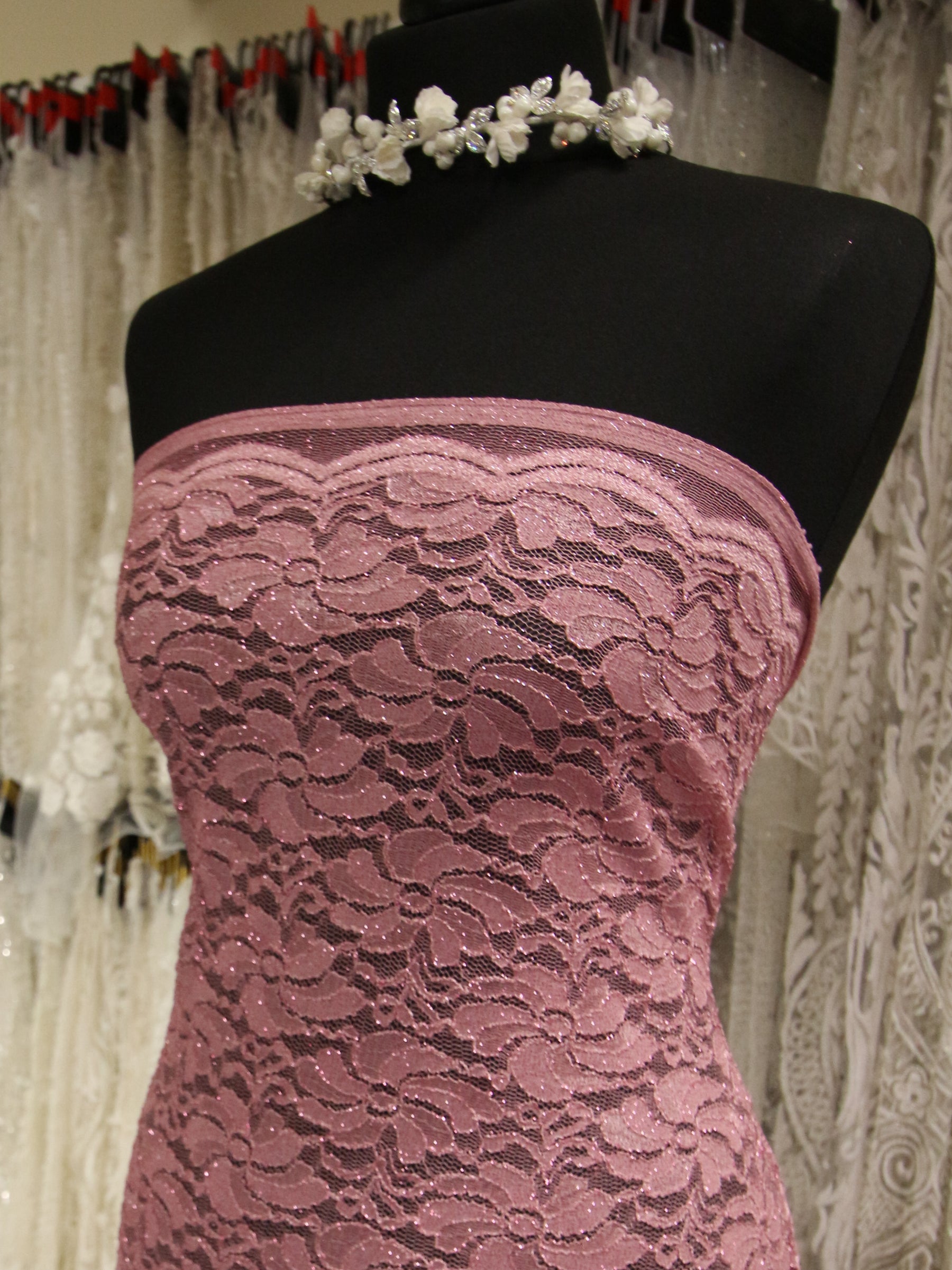 Pink Stretch Lace - Vindication