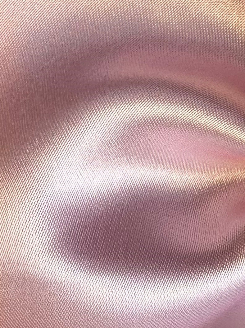 Pink Polyester Satin - Flamenco