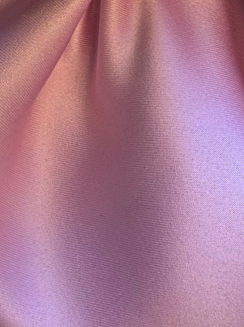 Pink Polyester Satin - Mystique