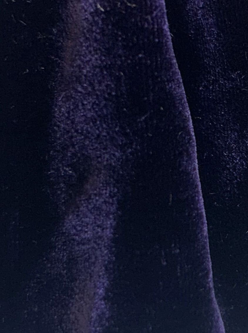 Plum Silk Velvet - Vogue