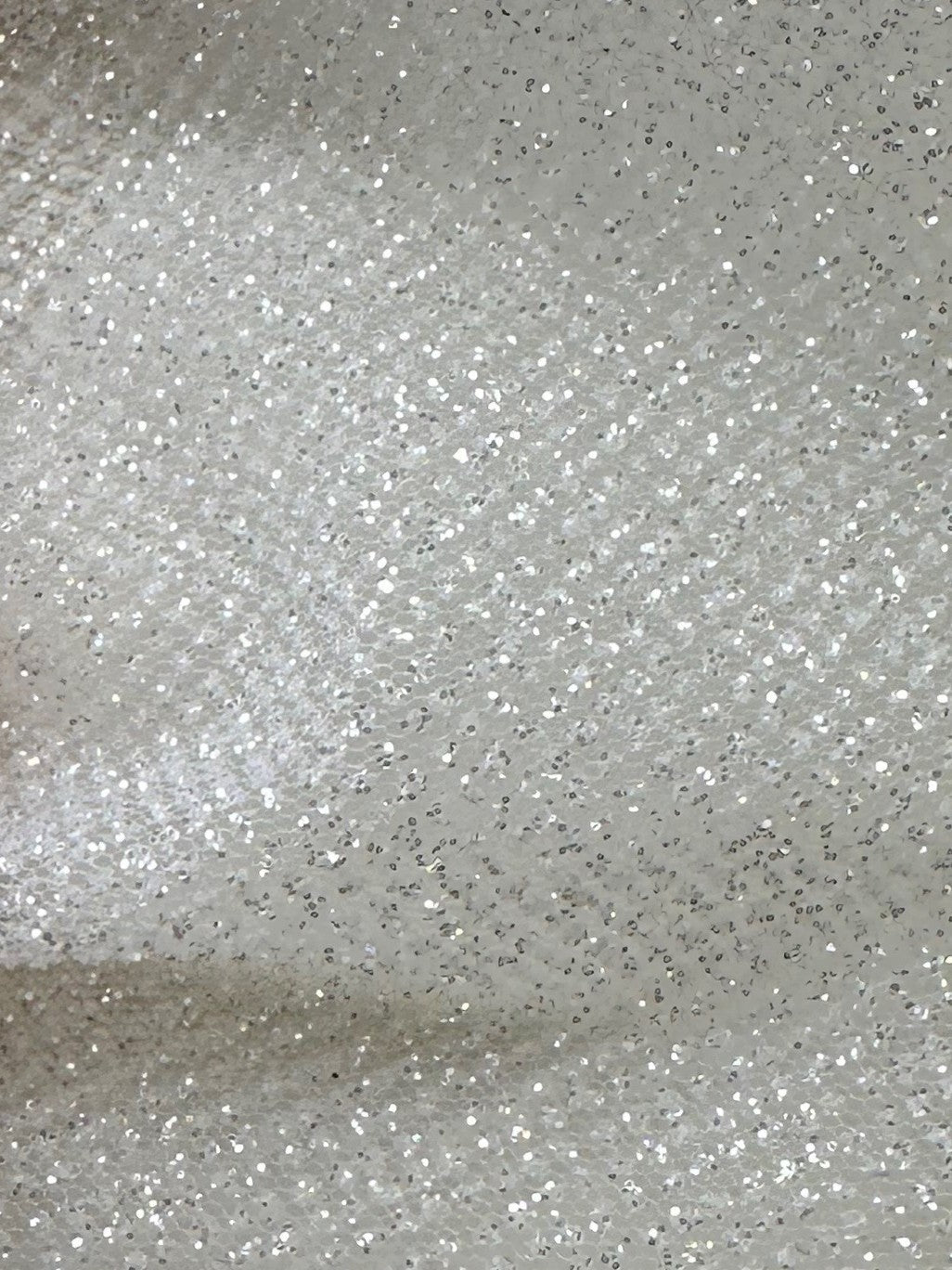 Porcelain Glitter Tulle - Shining
