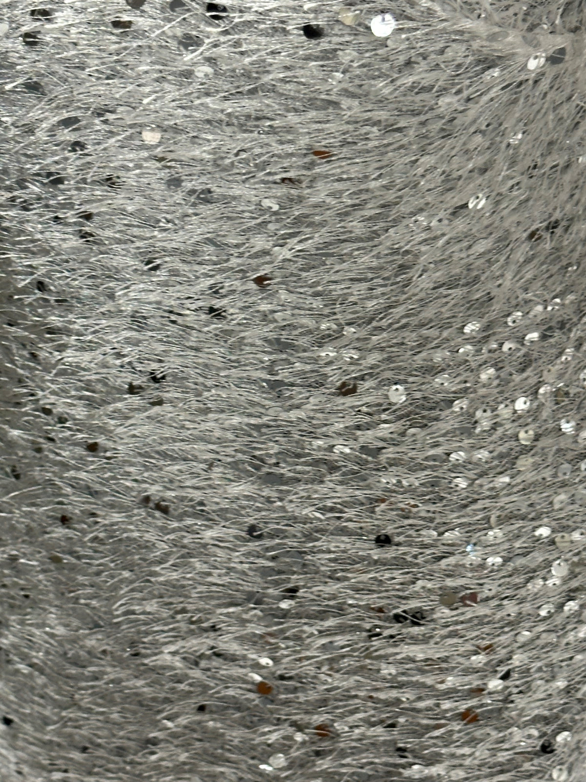 Silver Glamour Fabric - Ravine