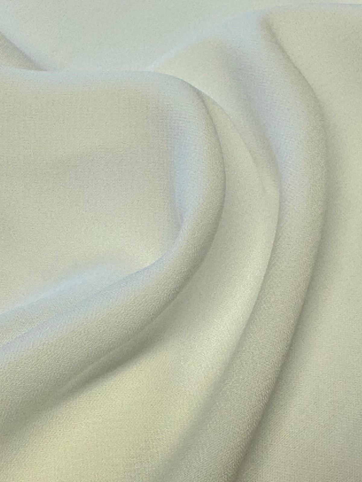 Ivory Eco Polyester Crepe de Chine - Reform