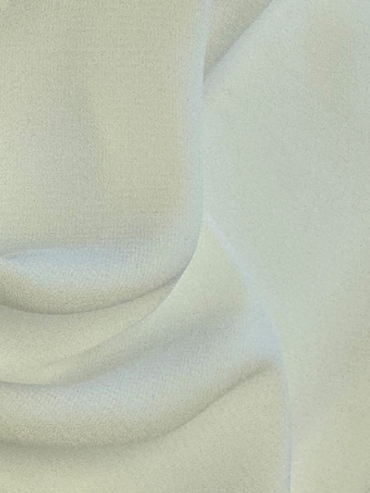 Ivory Eco Polyester Crepe de Chine - Reform