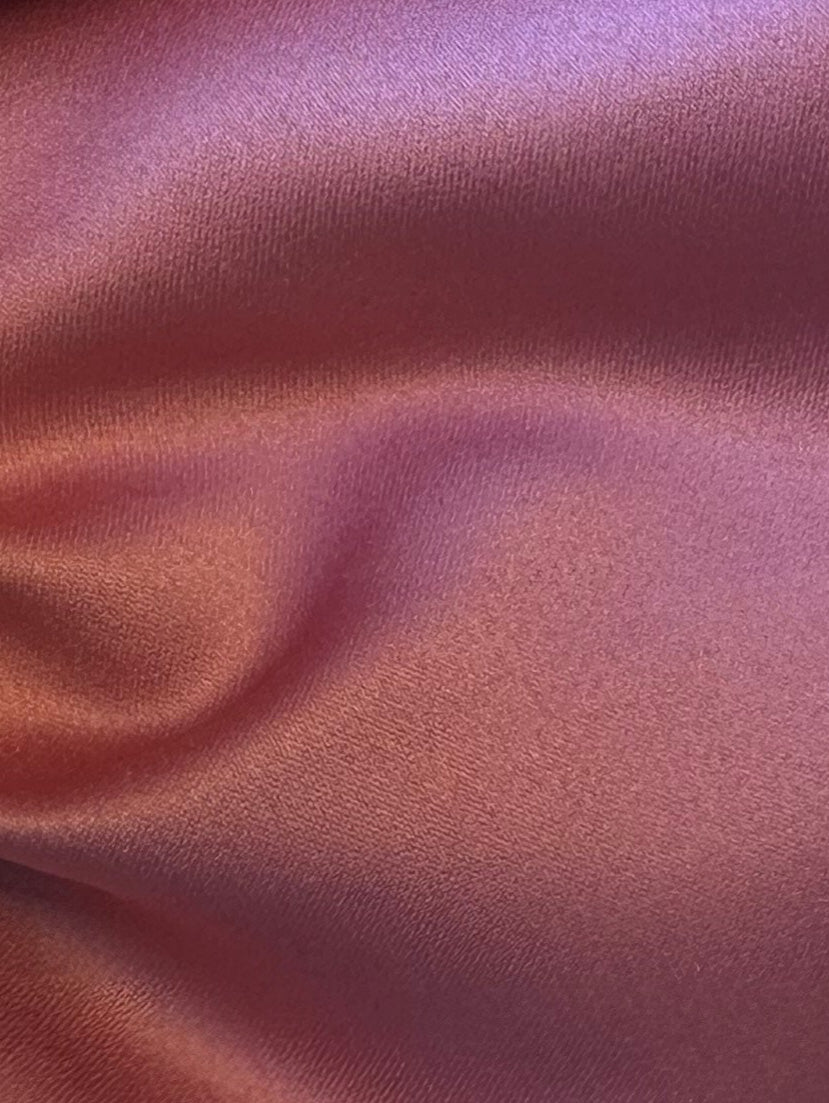 Rose Polyester Satin - Mystique