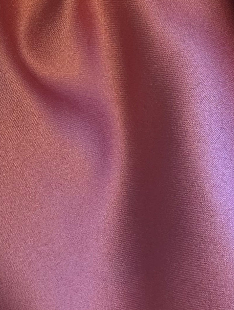 Rose Polyester Satin - Mystique