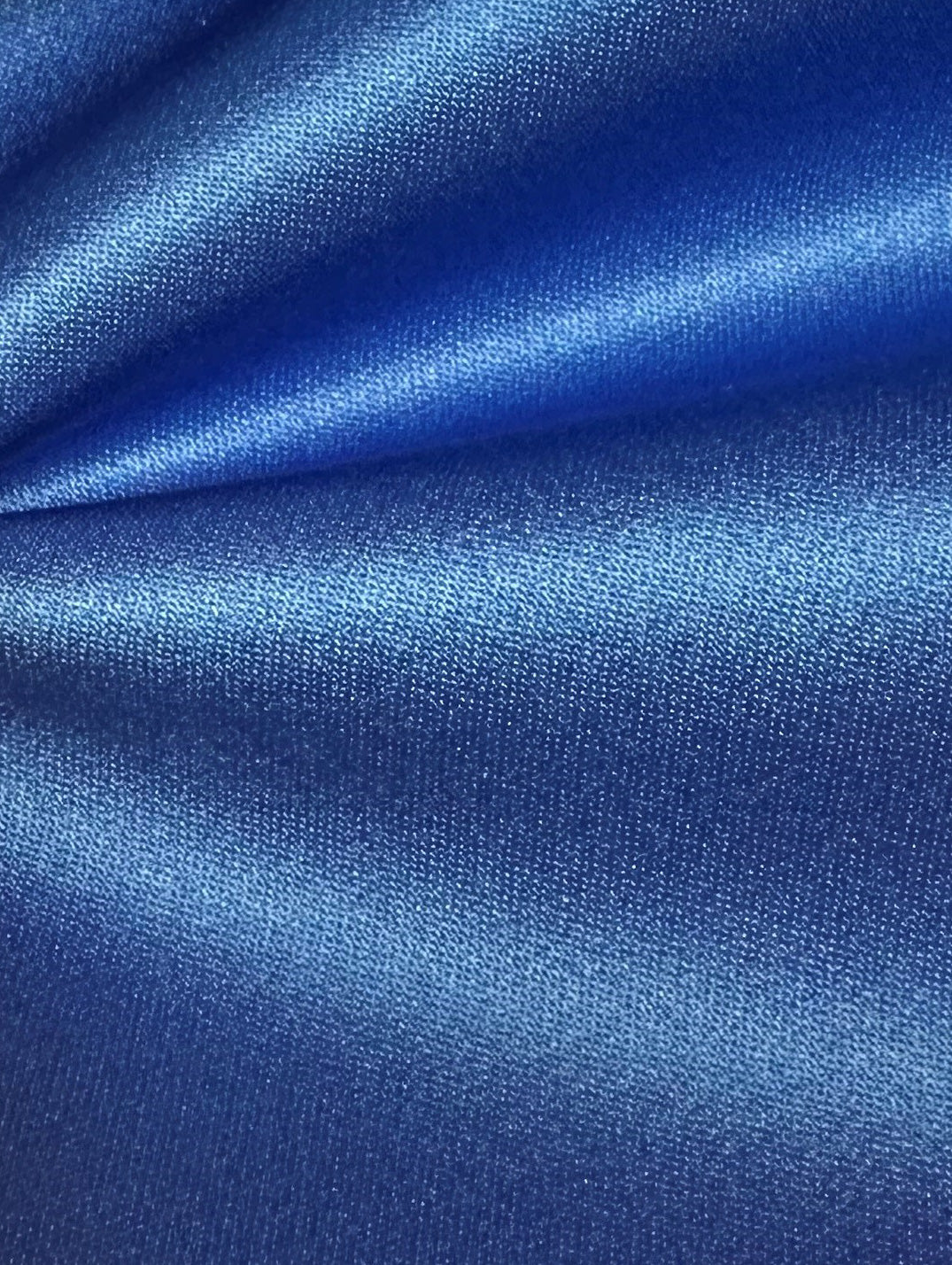 Royal Blue Polyester Satin - Classique