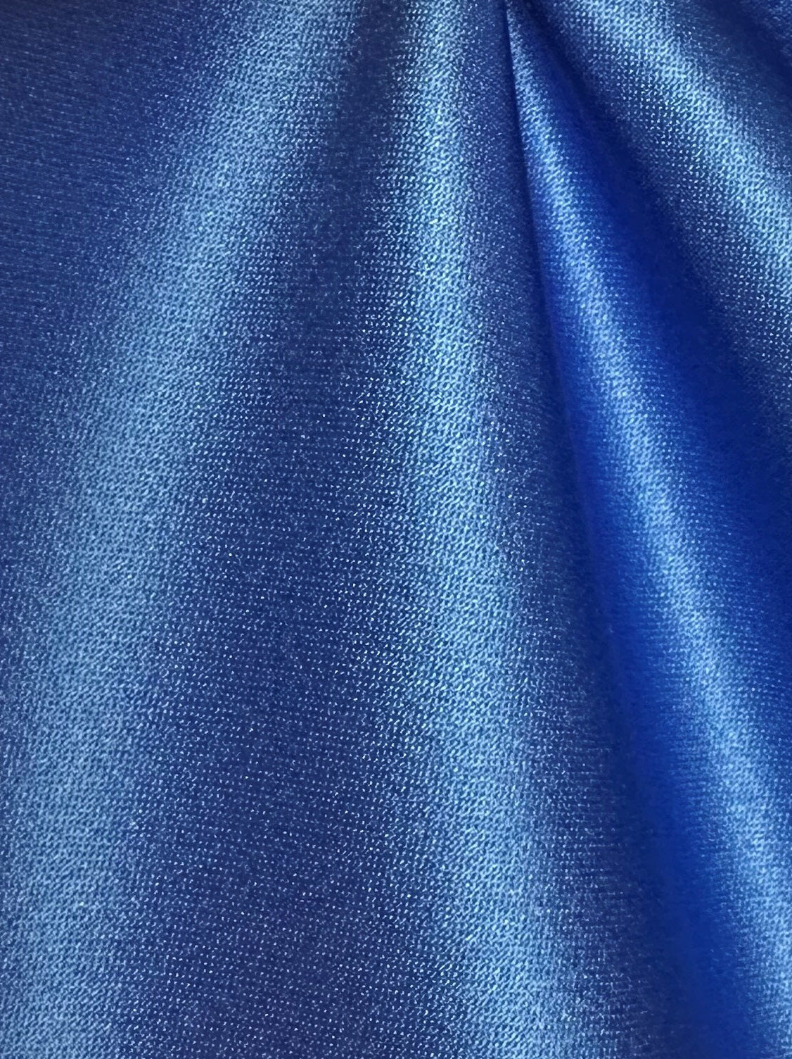 Royal Blue Polyester Satin - Classique