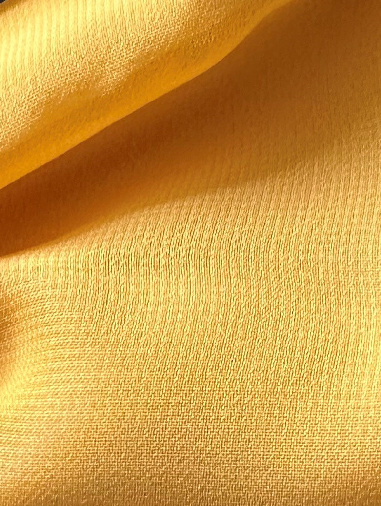 Saffron Polyester Chiffon - Ballerina (CF)