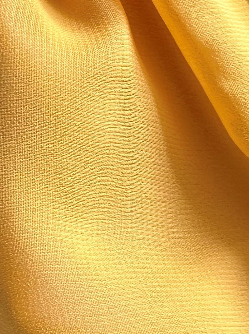 Saffron Polyester Chiffon - Ballerina (CF)