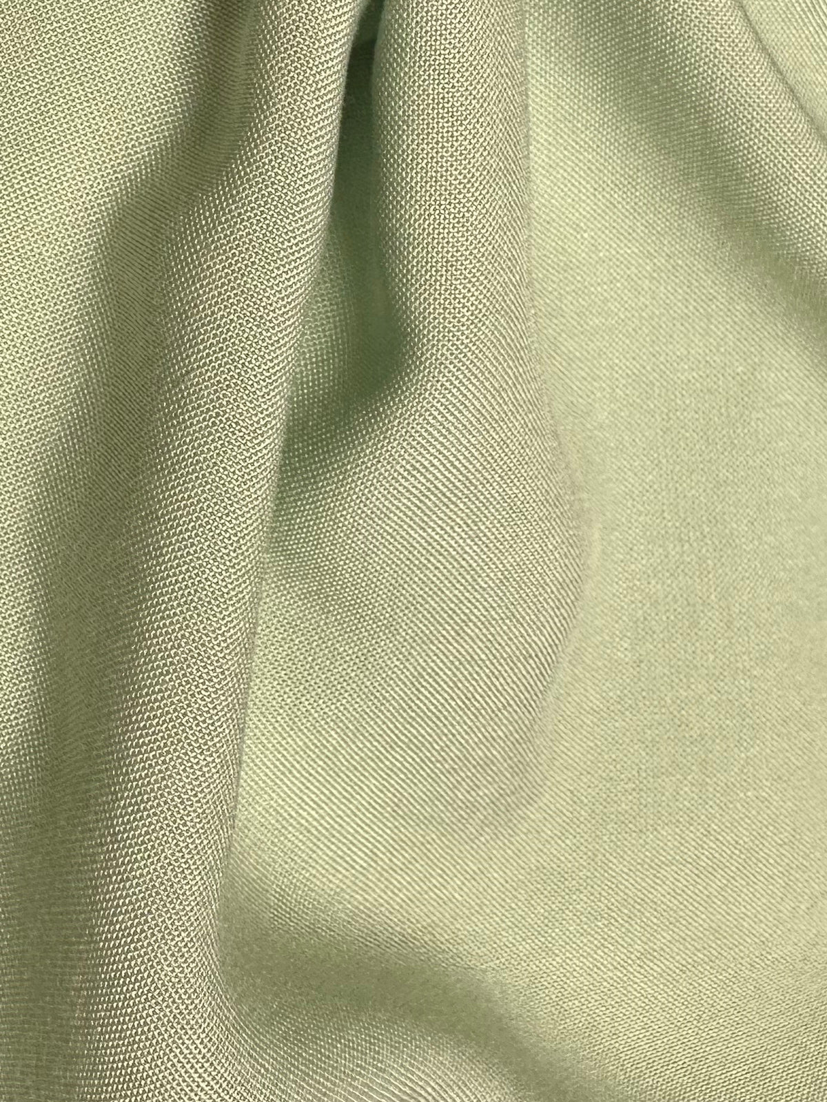 Sage Green Bamboo Poplin - Panda