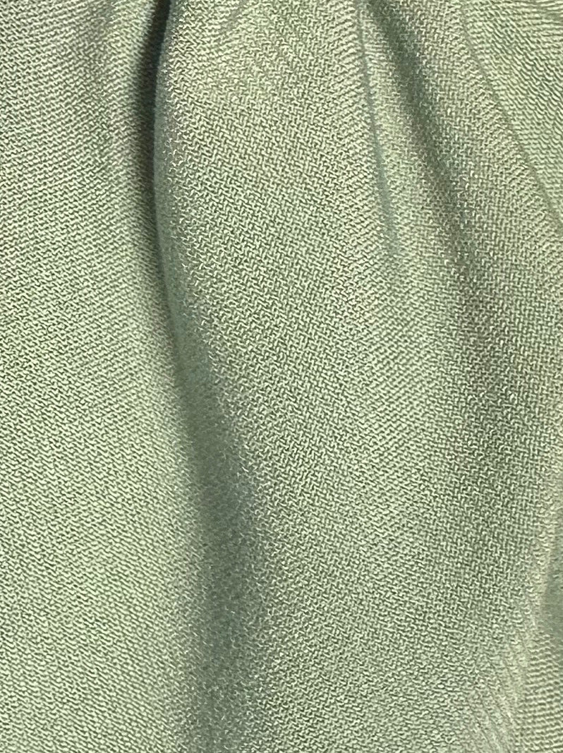Sage Green Polyester Stretch Jersey - Ritual