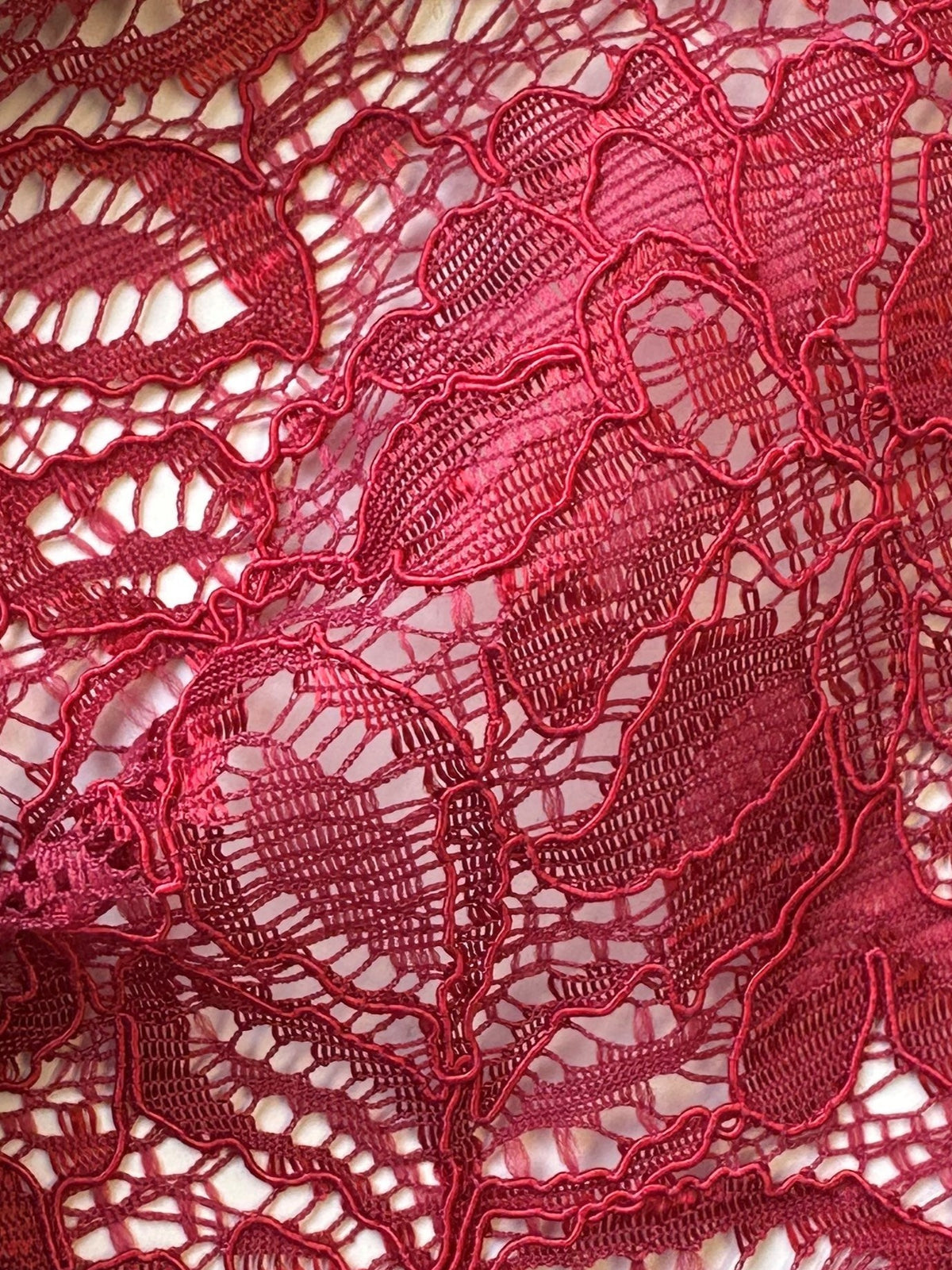 Scarlet Corded Lace - Tocca