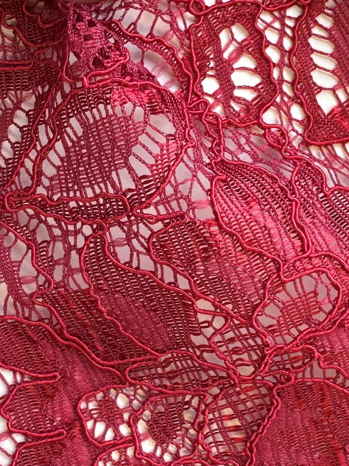 Scarlet Corded Lace - Tocca