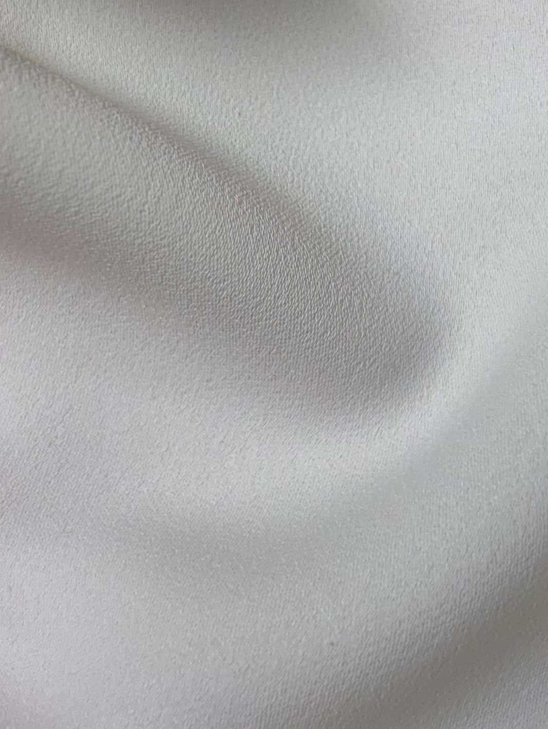 Silver Polyester Stretch Crepe - Pageant