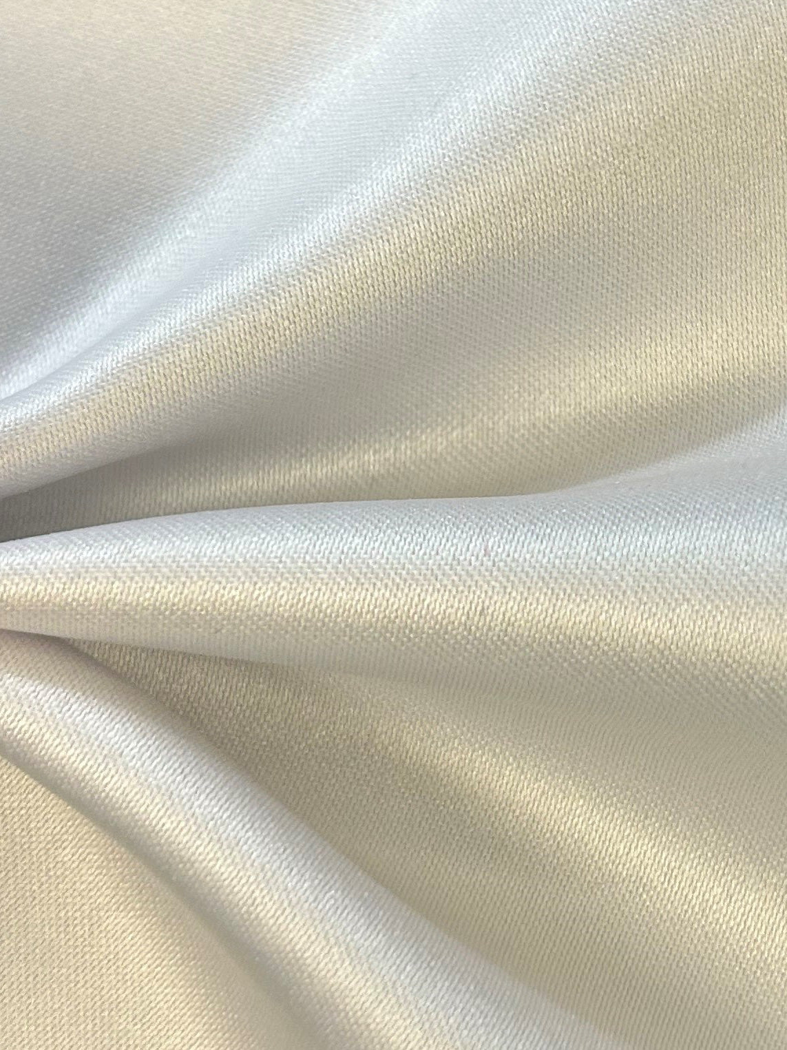 Silver Polyester Satin - Majestic