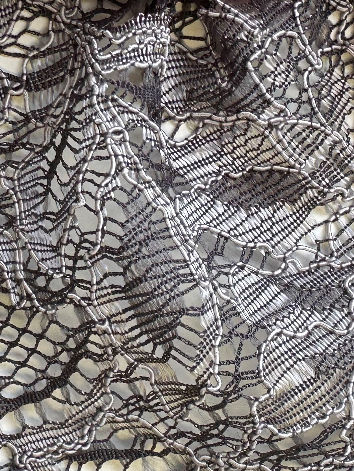 Slate Grey Corded Lace - Tocca