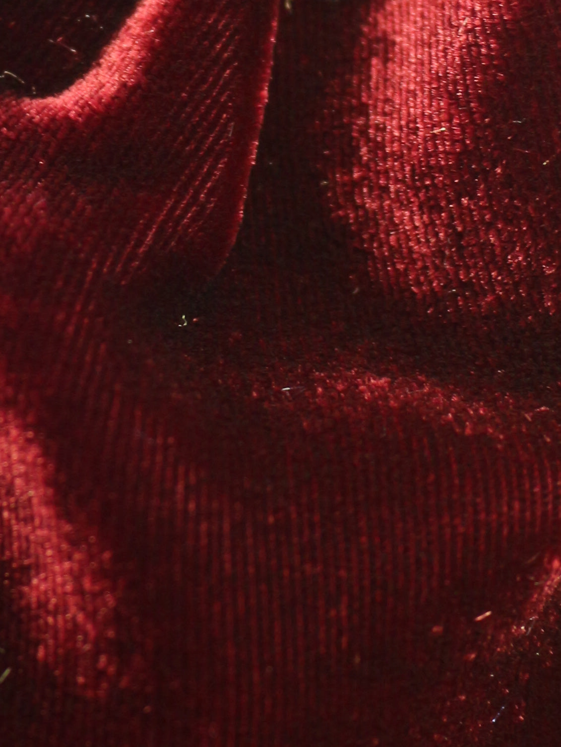 Sultan Red Silk Velvet - Vogue