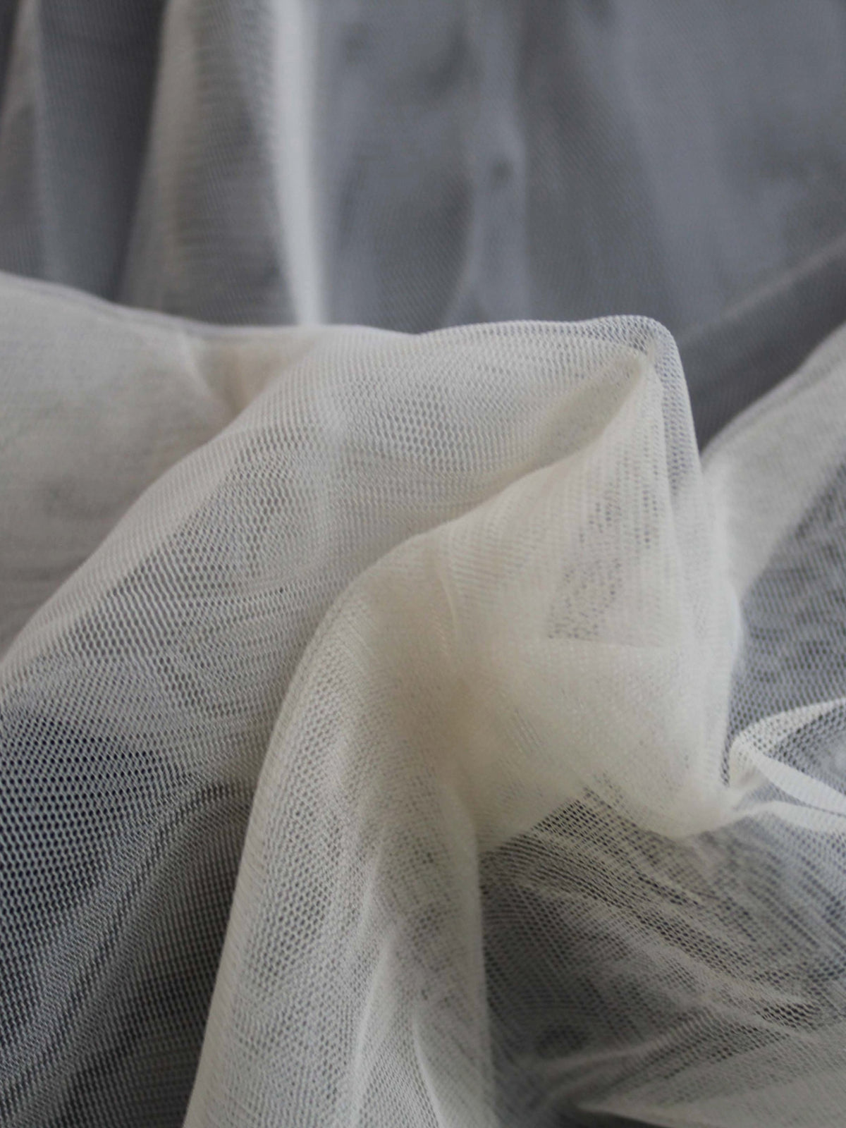 Coffee Stretch Tulle - TU0003
