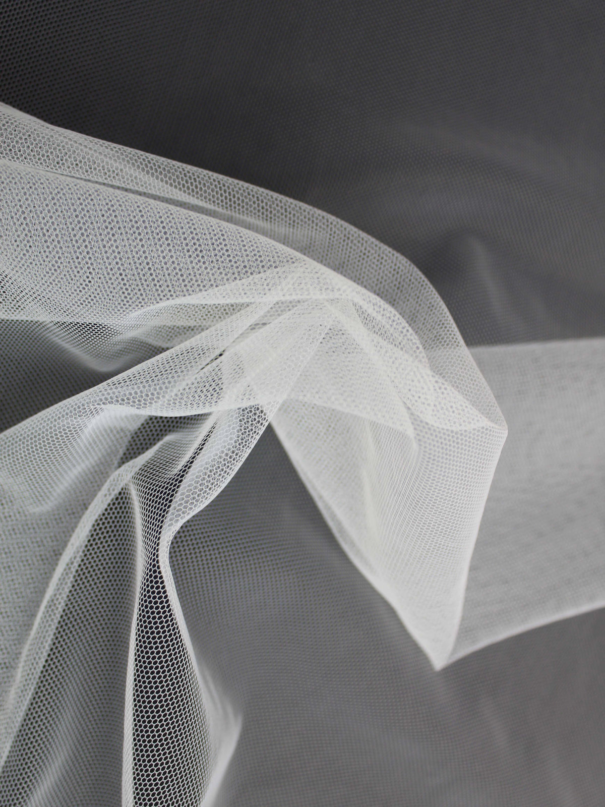 Ivory Recycled Tulle - TU0056
