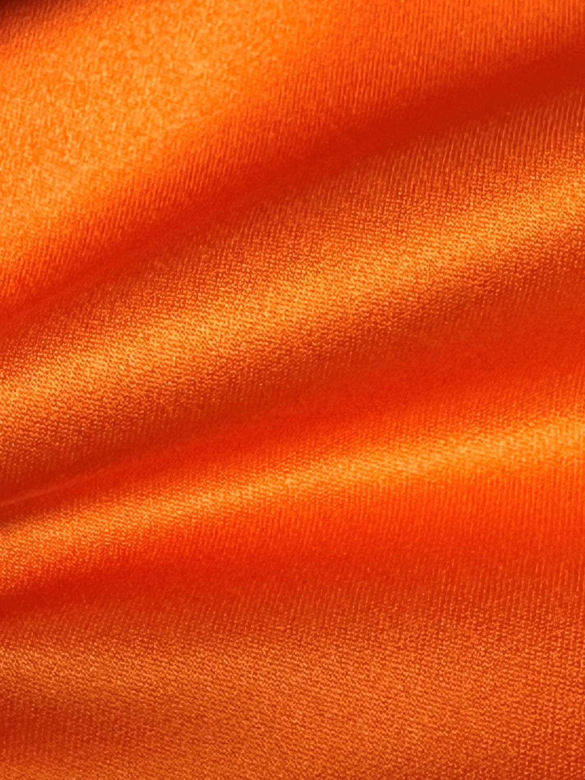 Tangerine Polyester Satin - Classique