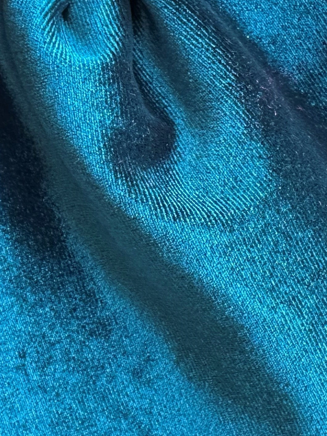 Teal Stretch Silk Velvet - Carlotta (CF)