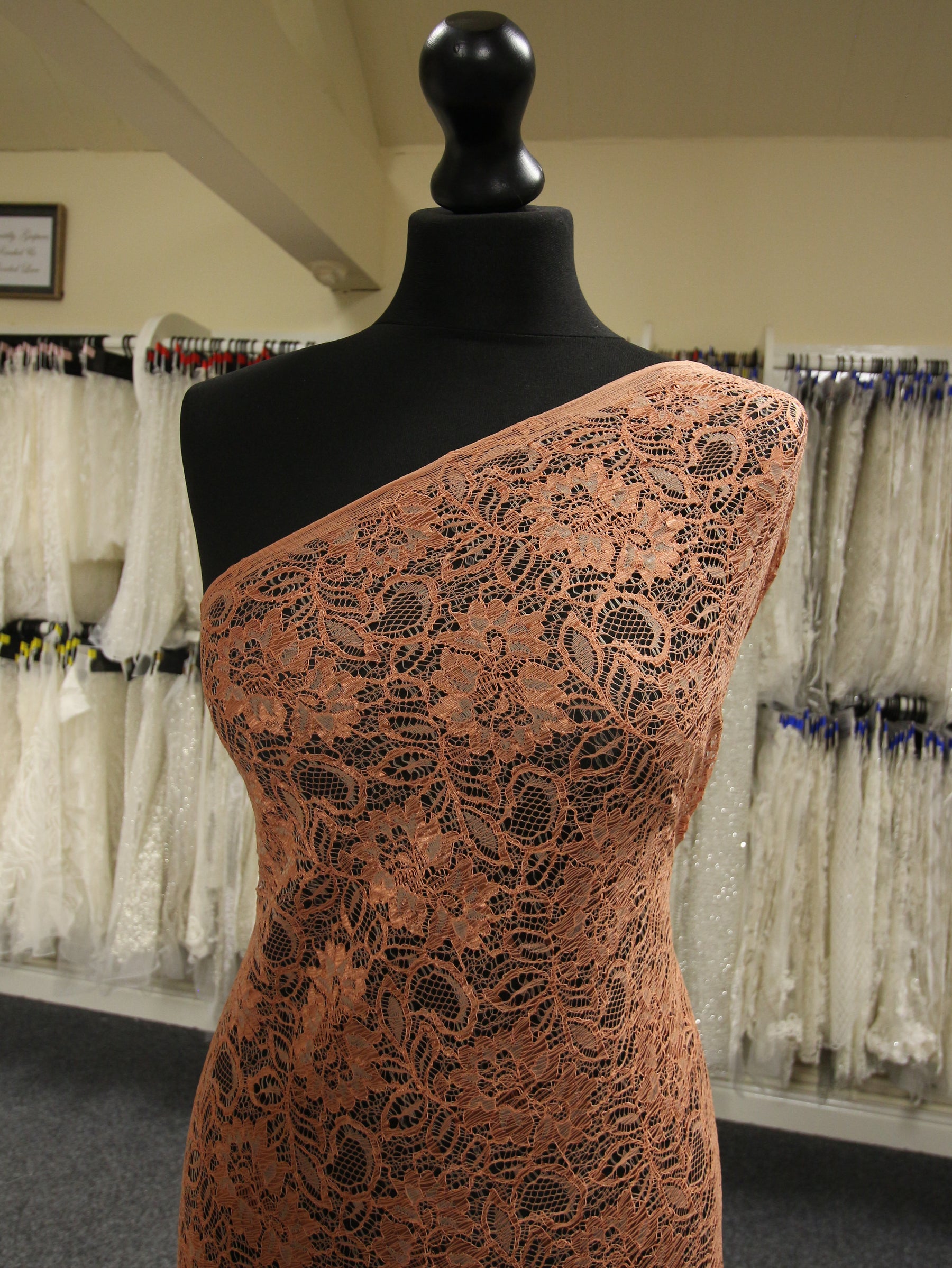 Terracotta Corded Lace - Sinead