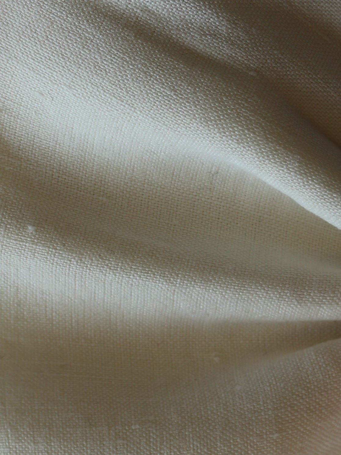 Ivory Silk/Linen Fabric - Triumph
