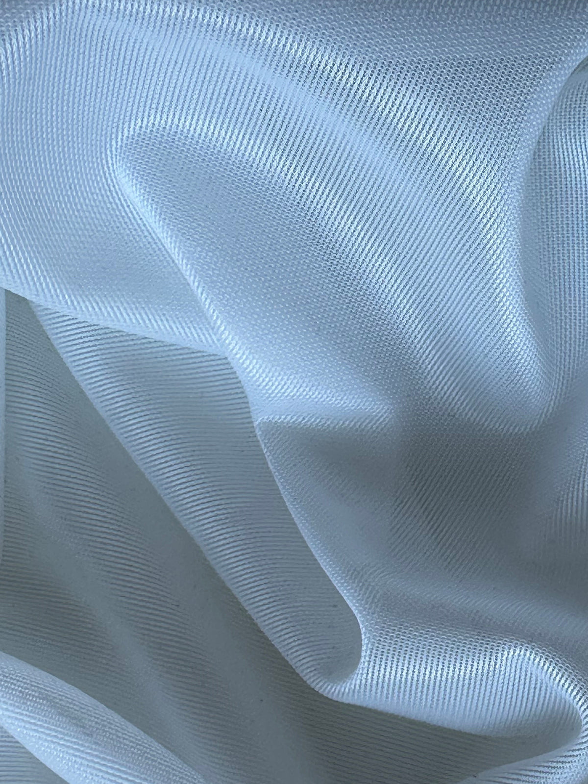 White Stretch Polyester Lining - Palindrome