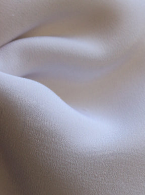 White Silk Crepe de Chine - Nobility