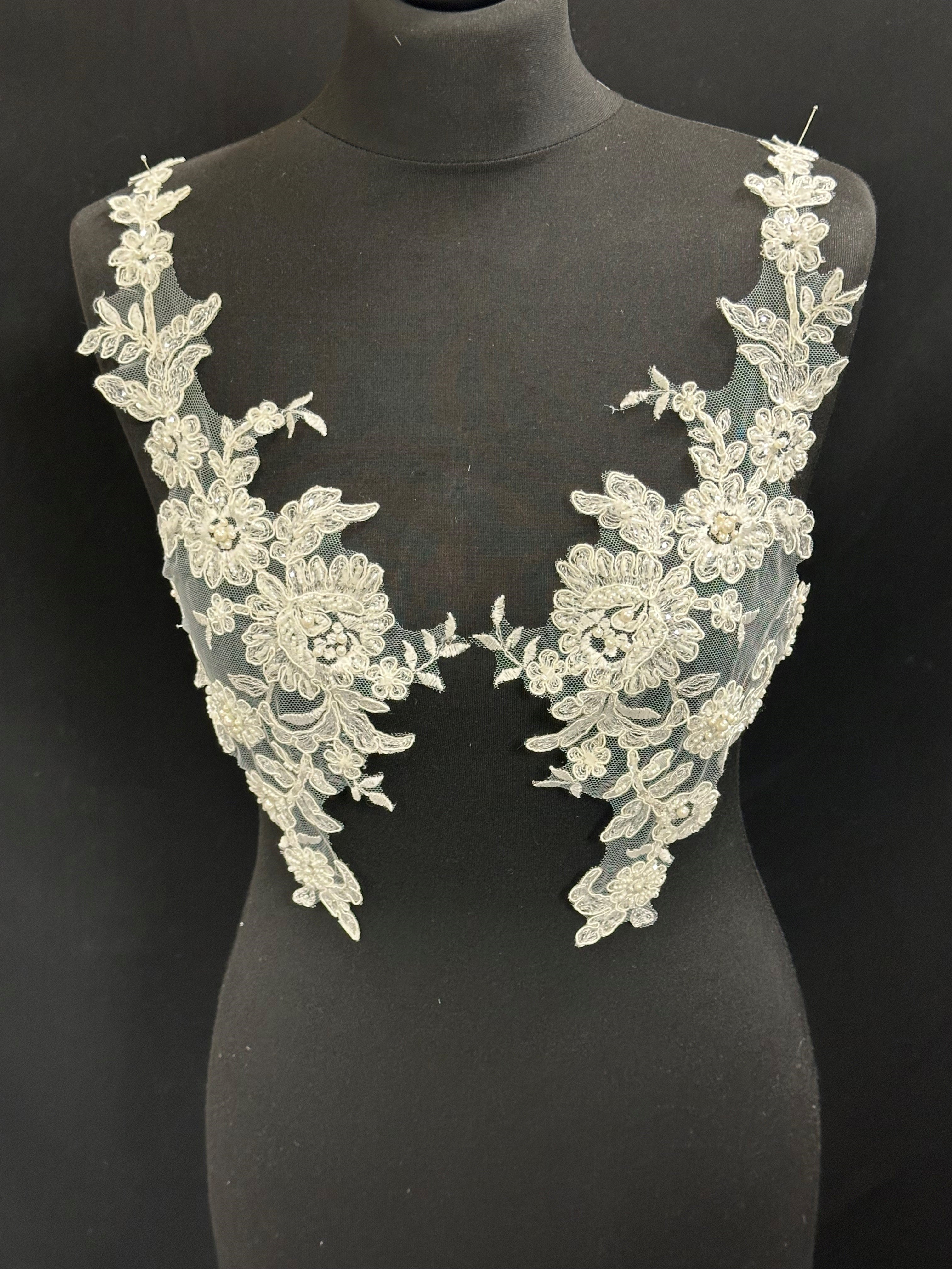 Ivory Corded Lace Mia