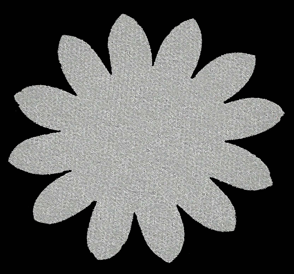 White Georgette Flowers - X499 (Bag of 144)