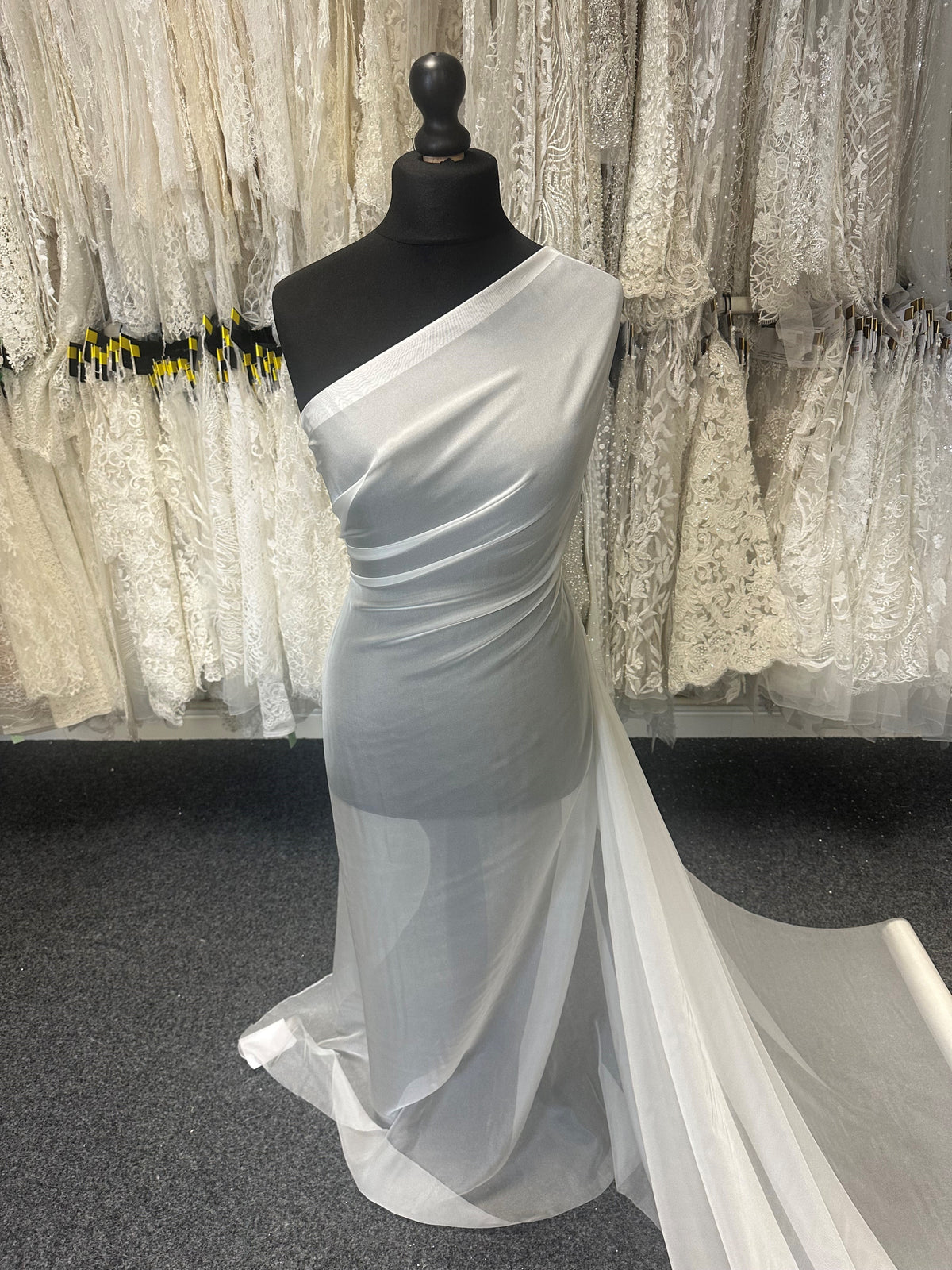 Ivory Polyester Chiffon - Honesty