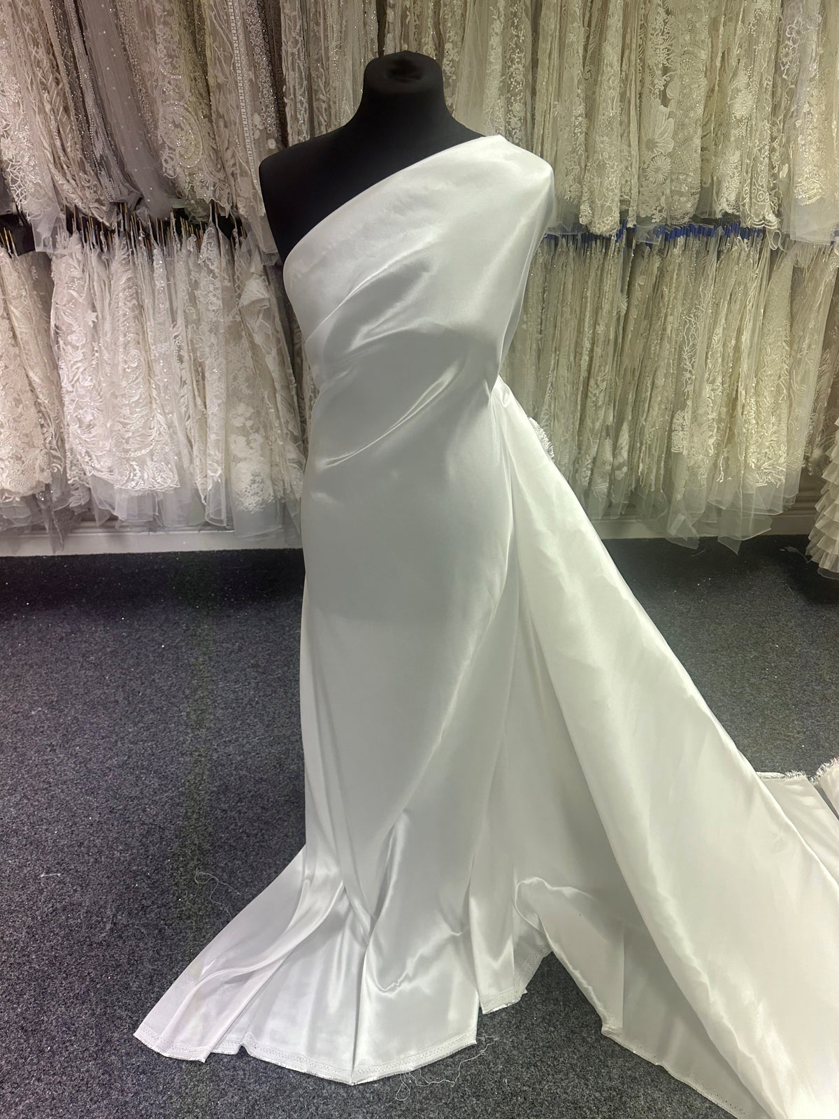 Soft White Polyester Twill - Loyalty