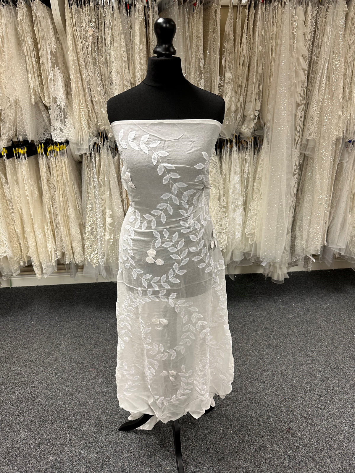 Ivory Floral Georgette - Minnie