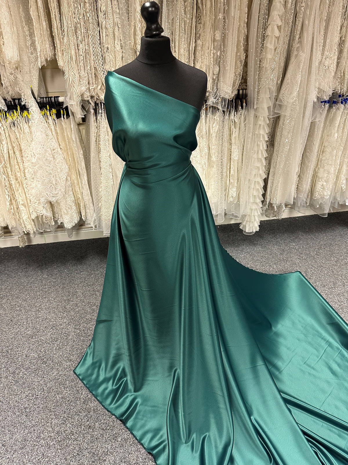 Bottle Polyester Duchess Satin - Scenery