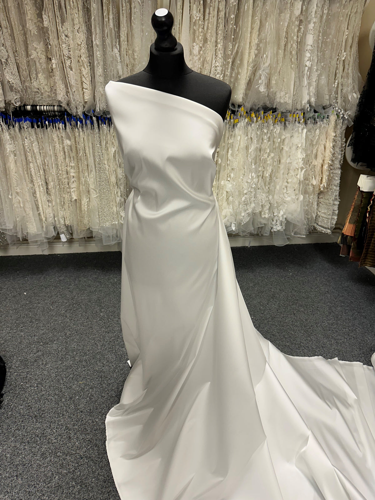 Ivory Stretch Taffeta - Uniqueness