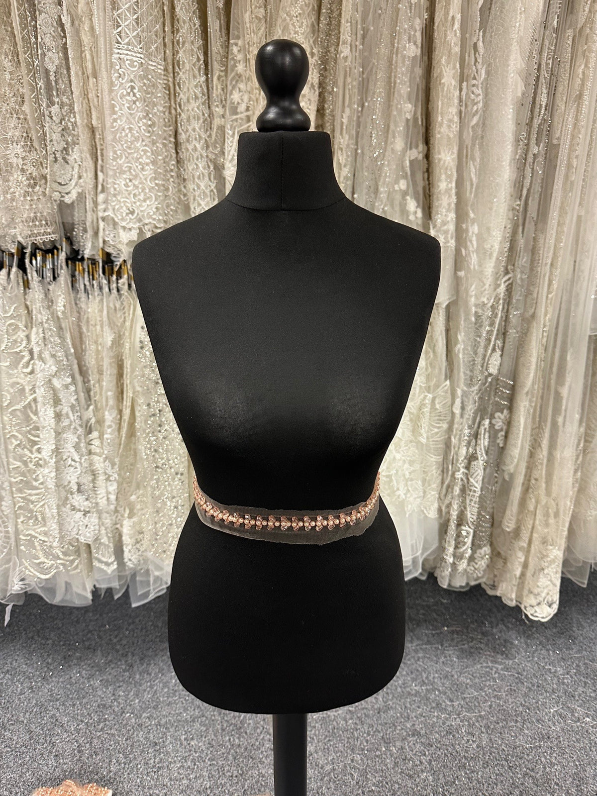 Rose Gold Crystal Trim - EH2023