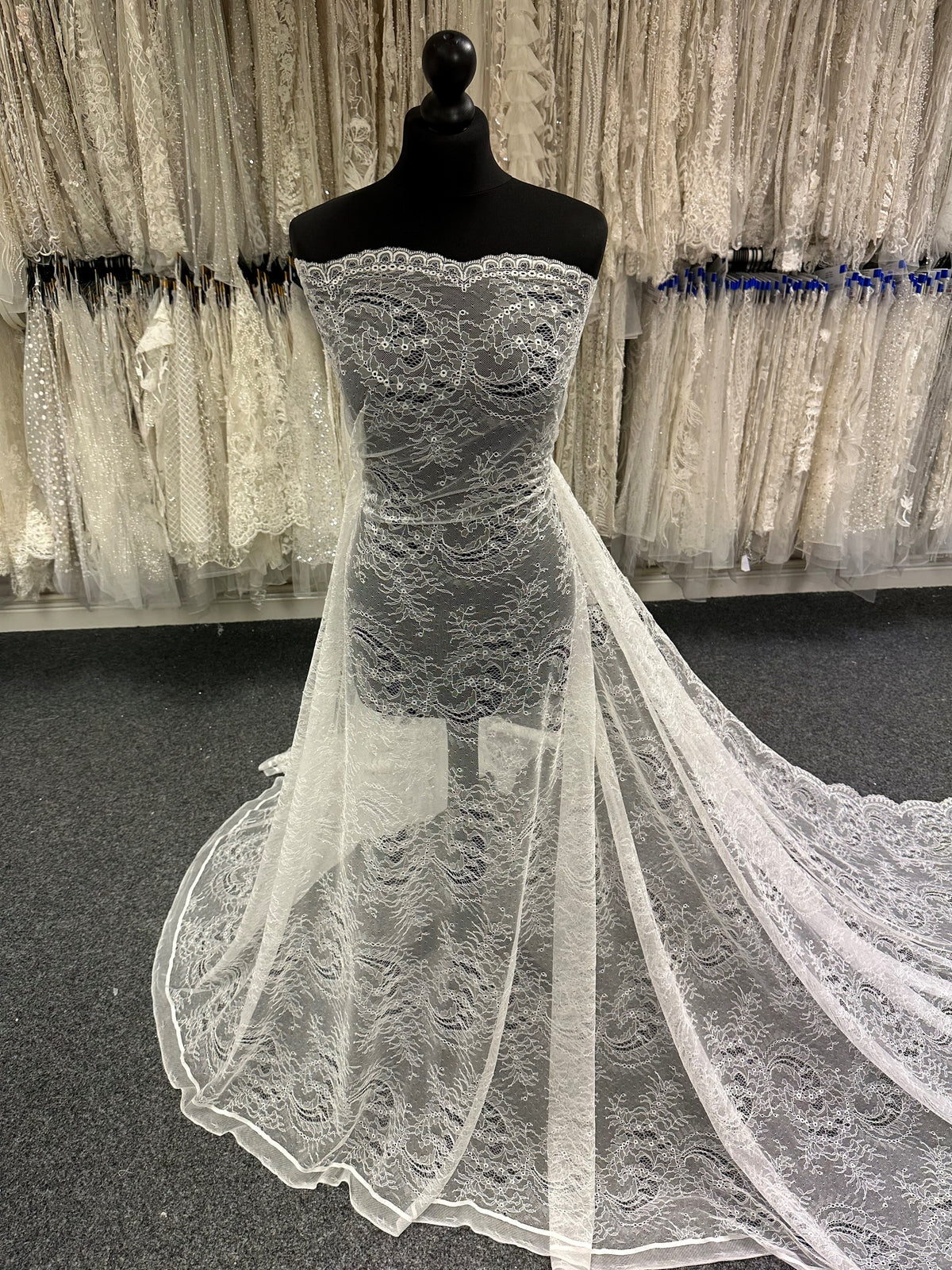 Ivory Raschel Bridal Lace - Jessie