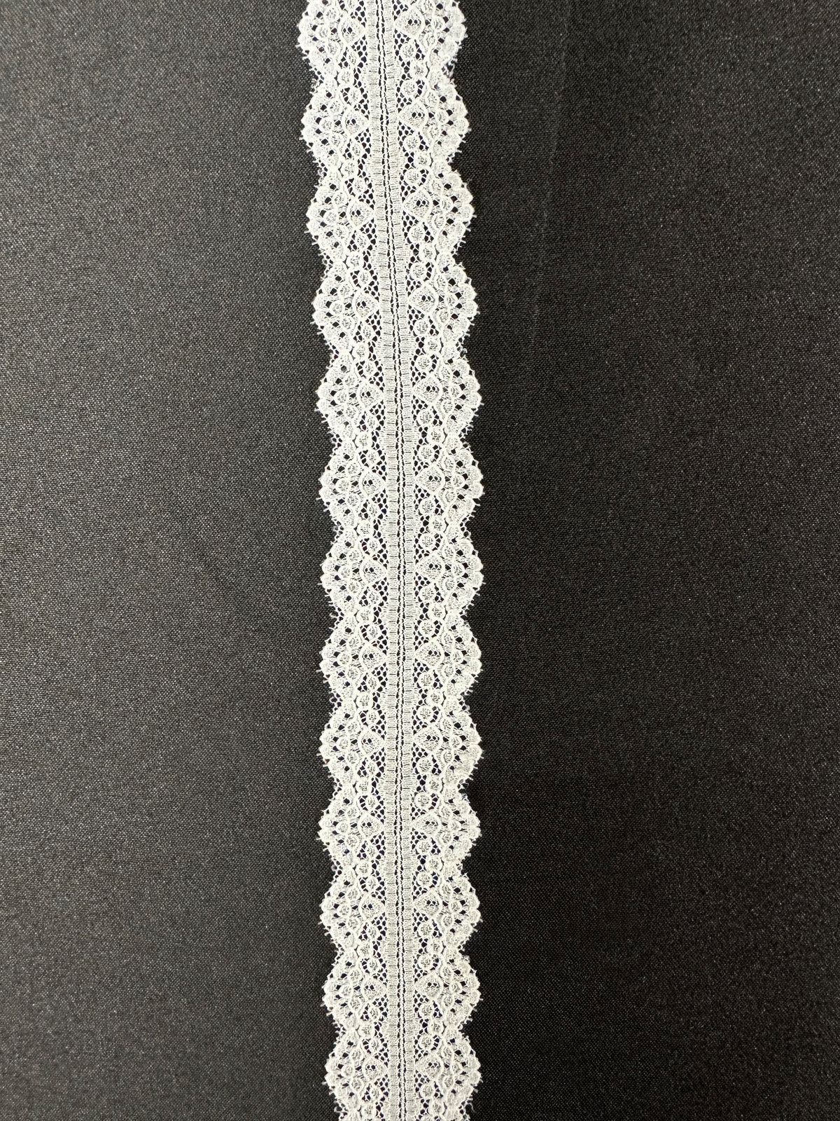 White Lace Trim - Beech