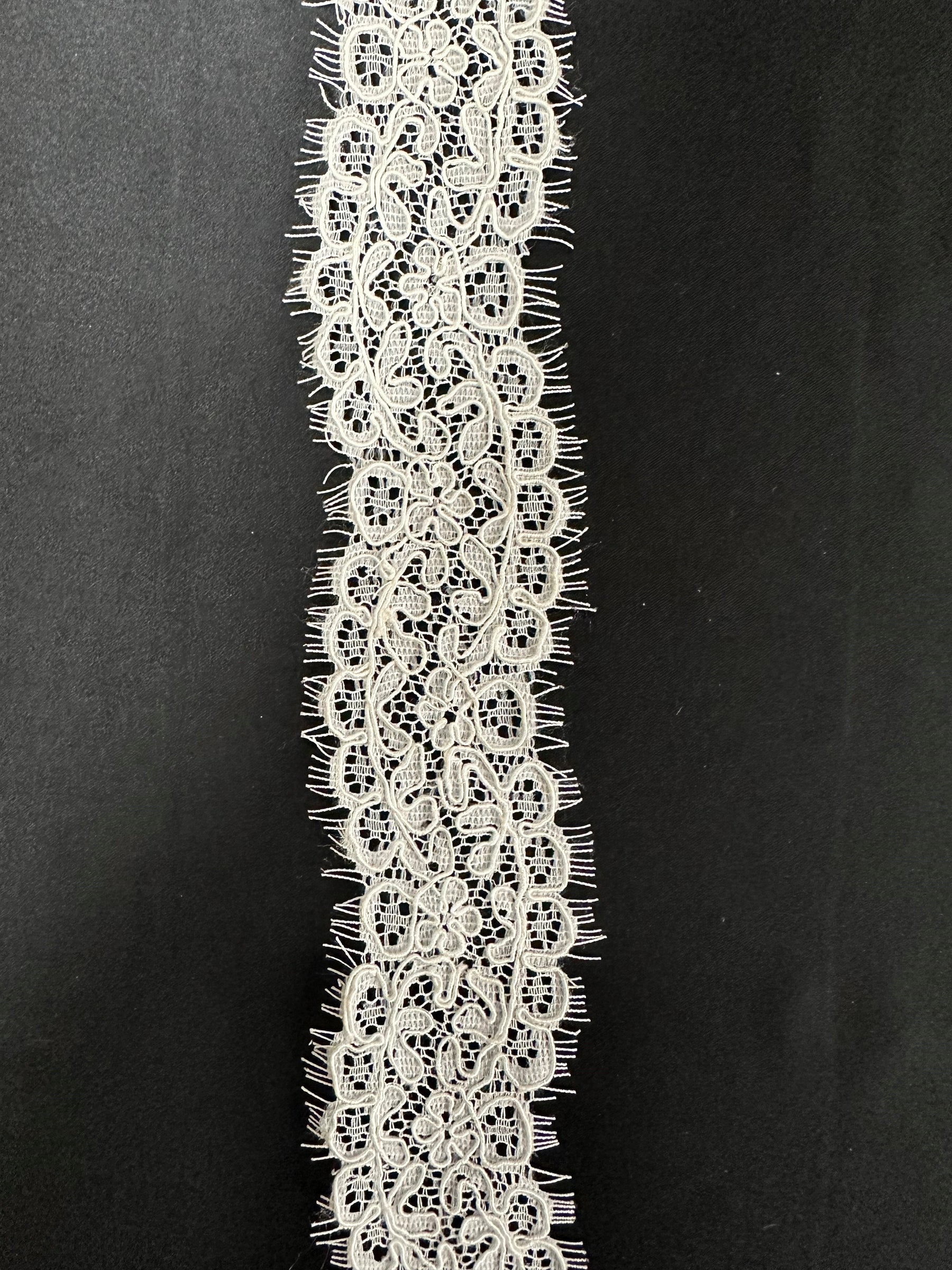 Ivory Corded Lace Trim - Tranquility