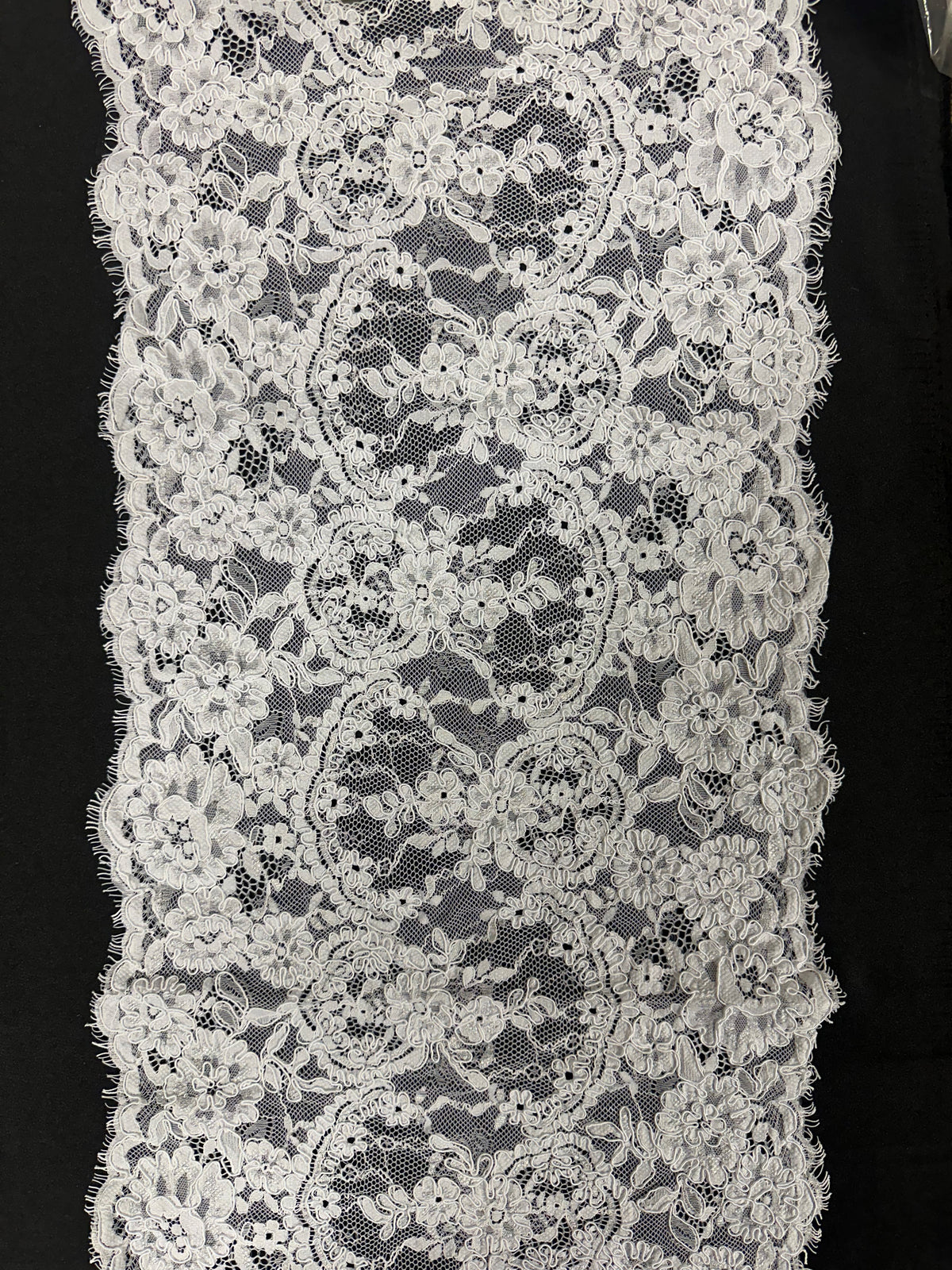 White Corded Lace Trim - Eloise