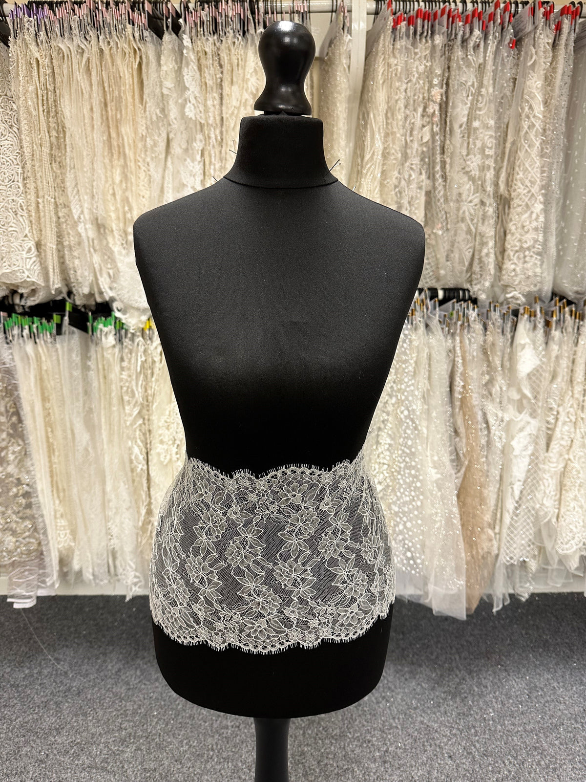 Ivory Bridal Lace Trim - Corey