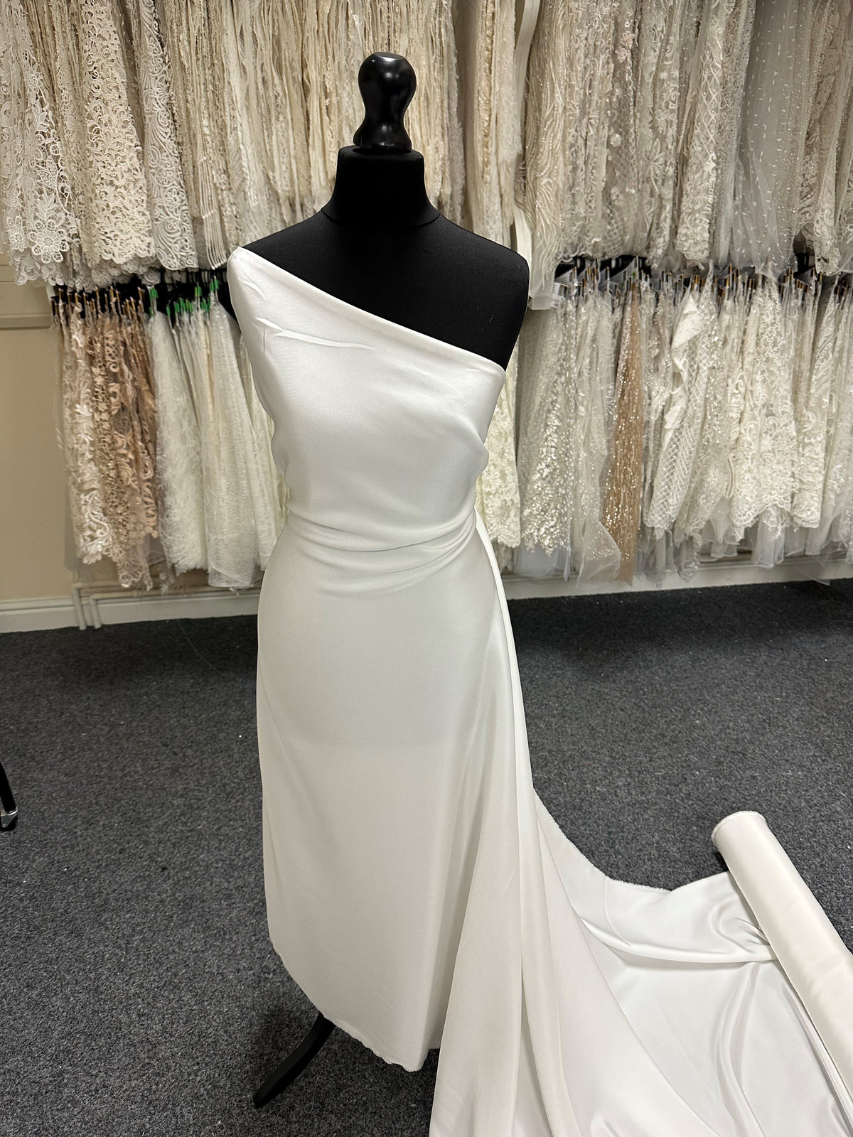 Ivory Silk Double Crepe - Expression