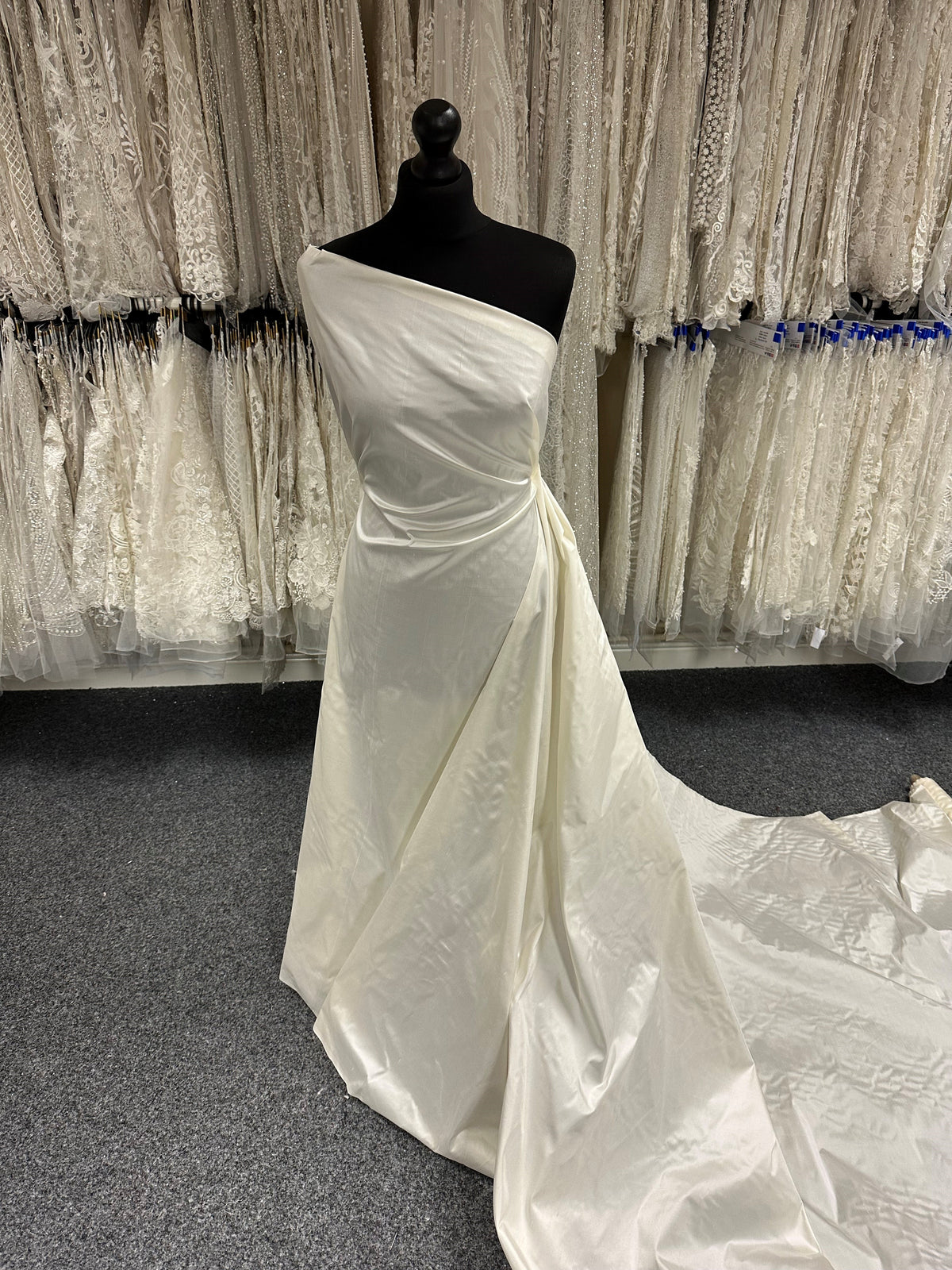 Dark Ivory Silk Dupion - Masquerade