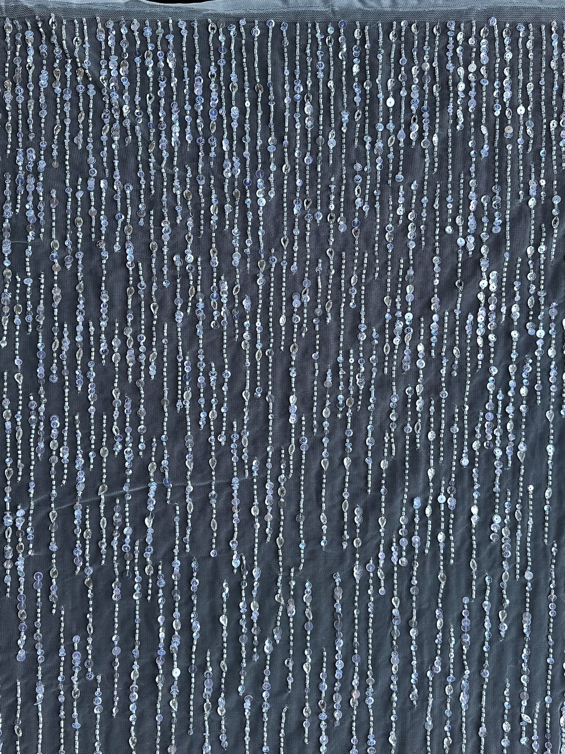 Ivory Sequin Bridal Lace - Jazzlyn