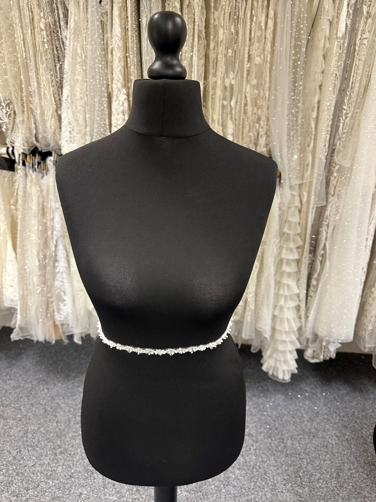 Ivory Beaded Lace Trim - Orbit