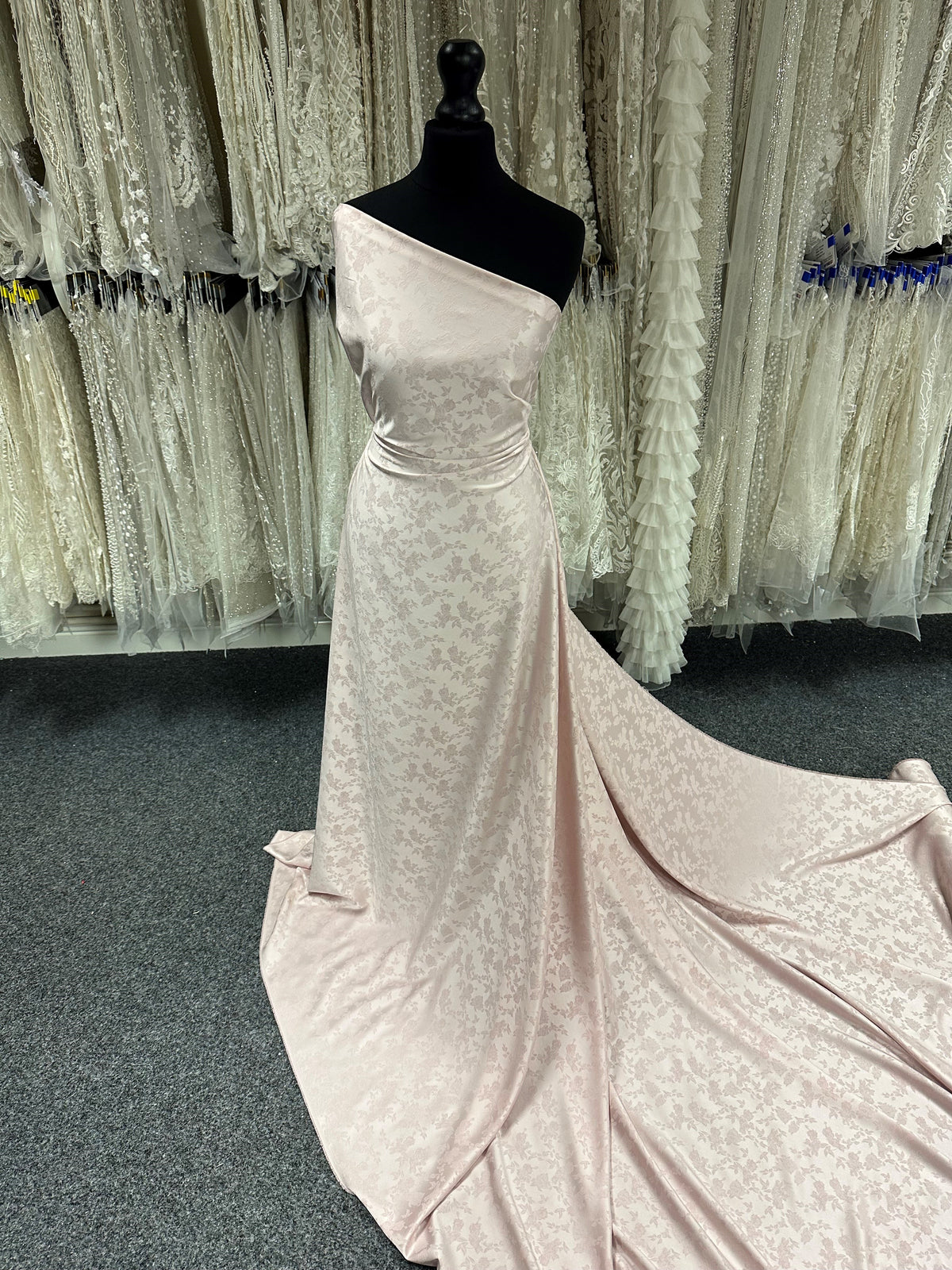 Pink Jacquard Brocade - Retort