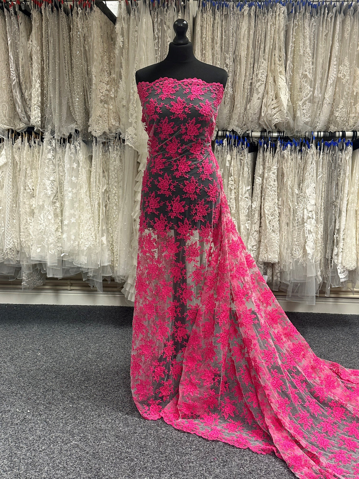 Candy Pink Lace - Philippa