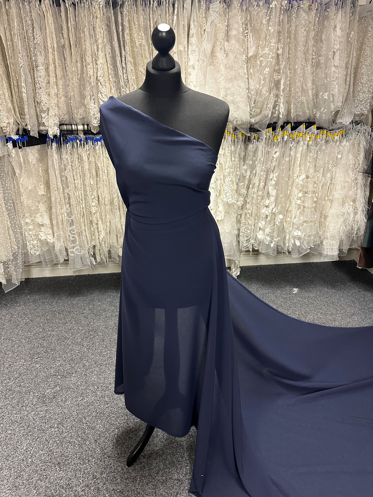 Midnight Polyester Chiffon Fabric - Serendipity